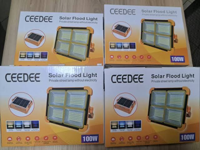 Ceedee 2in1 100w solar floodlight