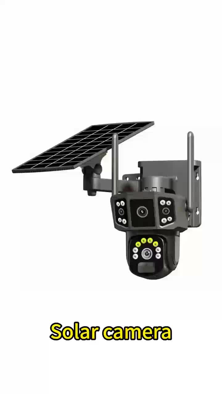 V380 wireless smart solar wifi camera