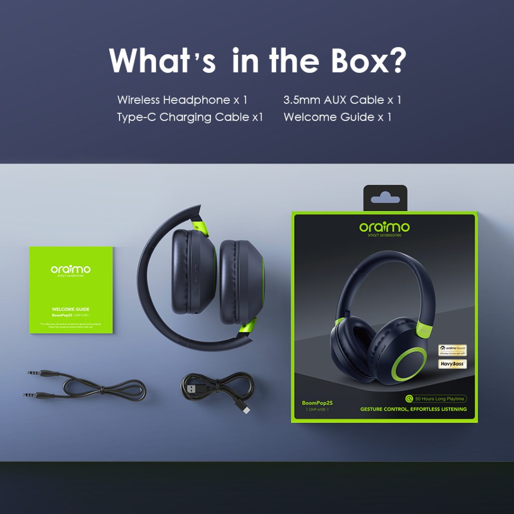 Oraimo boom pop 25 headphones OHD- 6105