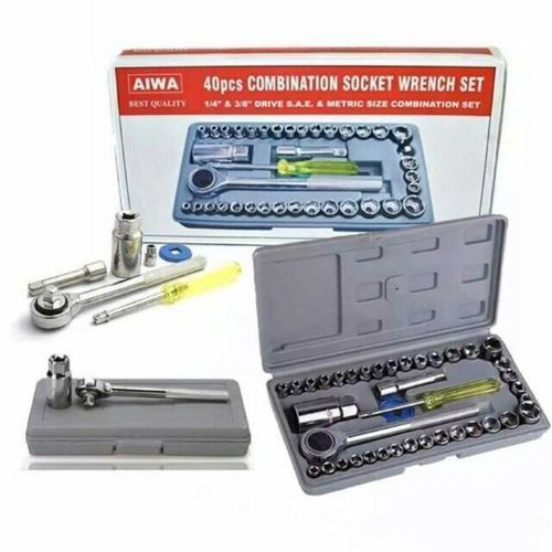 AIWA 40pcs combination socket wrench set tool sets