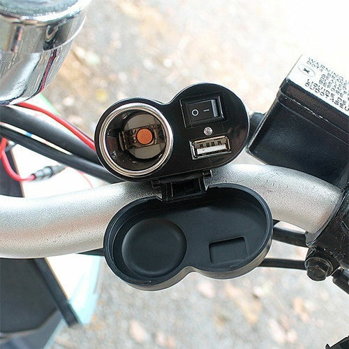 Andowl motorcycle charging cigarette lighter Q-A47