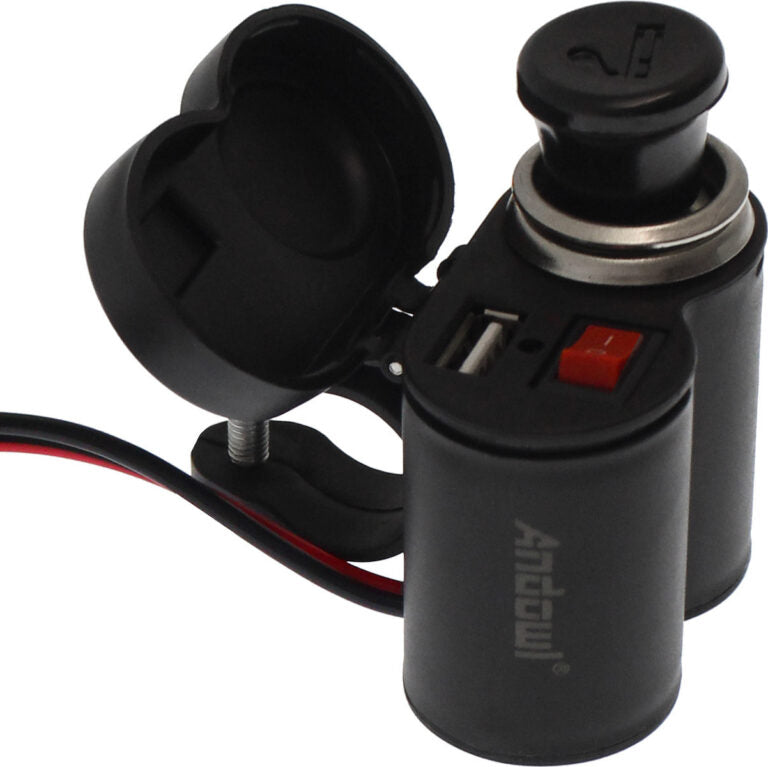 Andowl motorcycle charging cigarette lighter Q-A47
