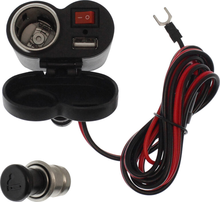 Andowl motorcycle charging cigarette lighter Q-A47