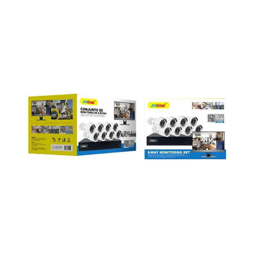 Andowl 8 way monitoring set camera QS-788