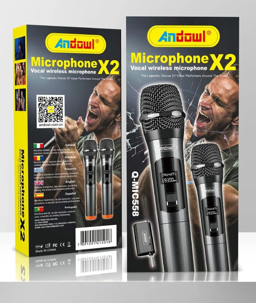 Dual Vocal wireless microphone Q-MIC558