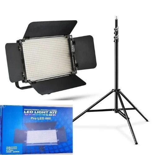 Professional photo and video led light kit