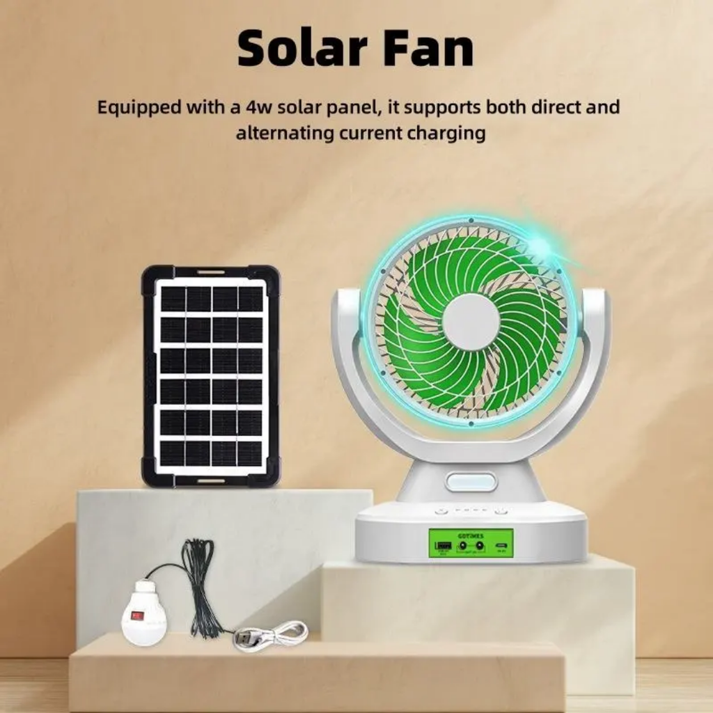 GD times7inch solar fan GD8021