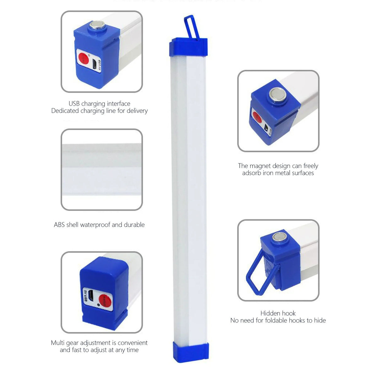 Ceedee 30cm bar so rechargeable light