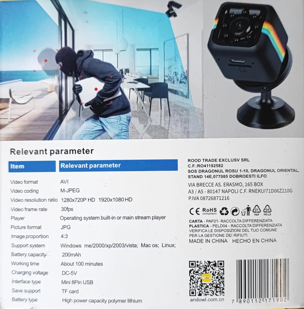 Camera full hd 1920x1080 Q-S712