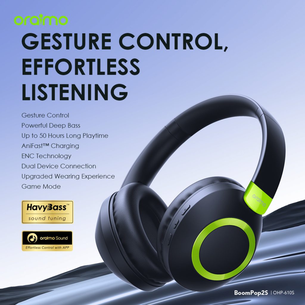 Oraimo boom pop 25 headphones OHD- 6105