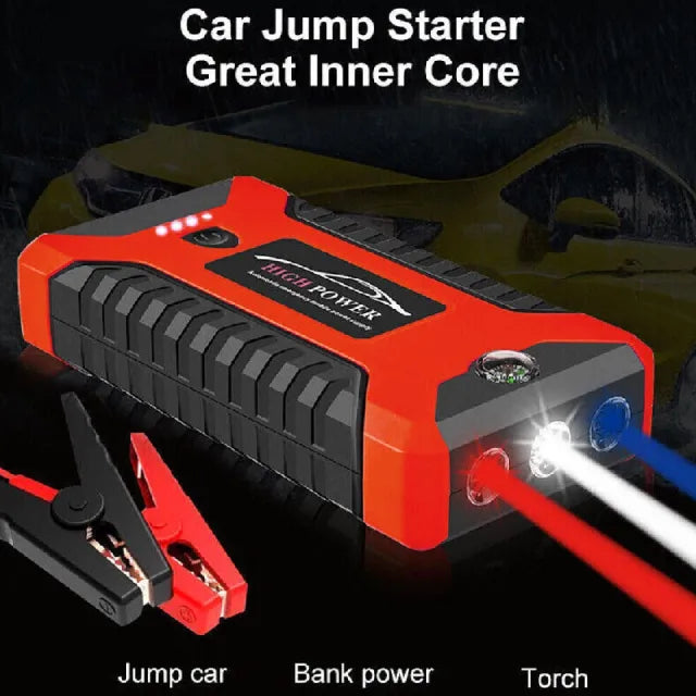 2.0L Multifuction jumper starter with tyre inflator