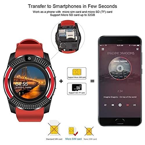 V8 smart watch with sim slot