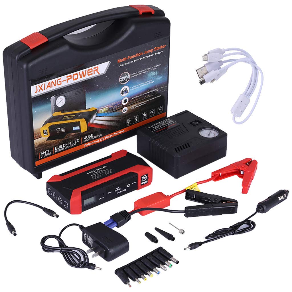 Multifunction car jumper starter powerbank