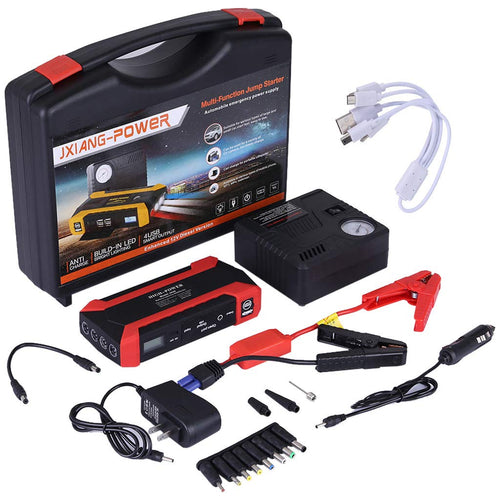 2.0L Multifuction jumper starter with tyre inflator