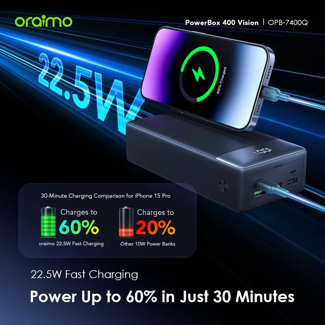 40 000mah oraimo power bank