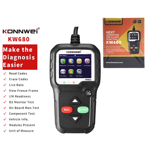 Konnwei KW 680 can scan tool
