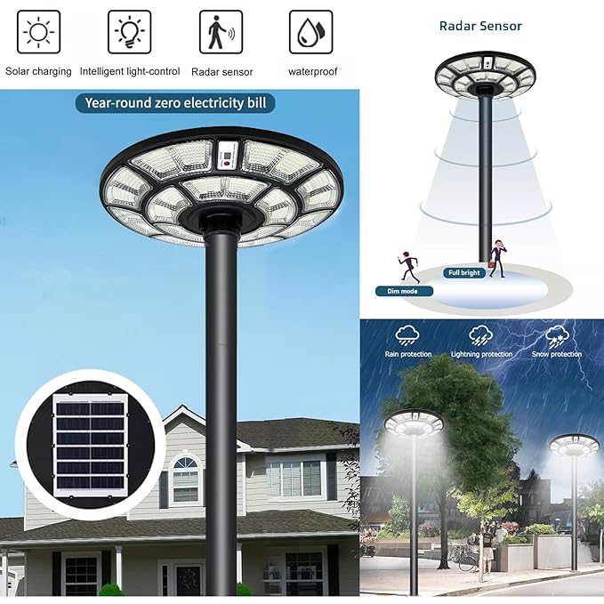 Led solar street light 800w