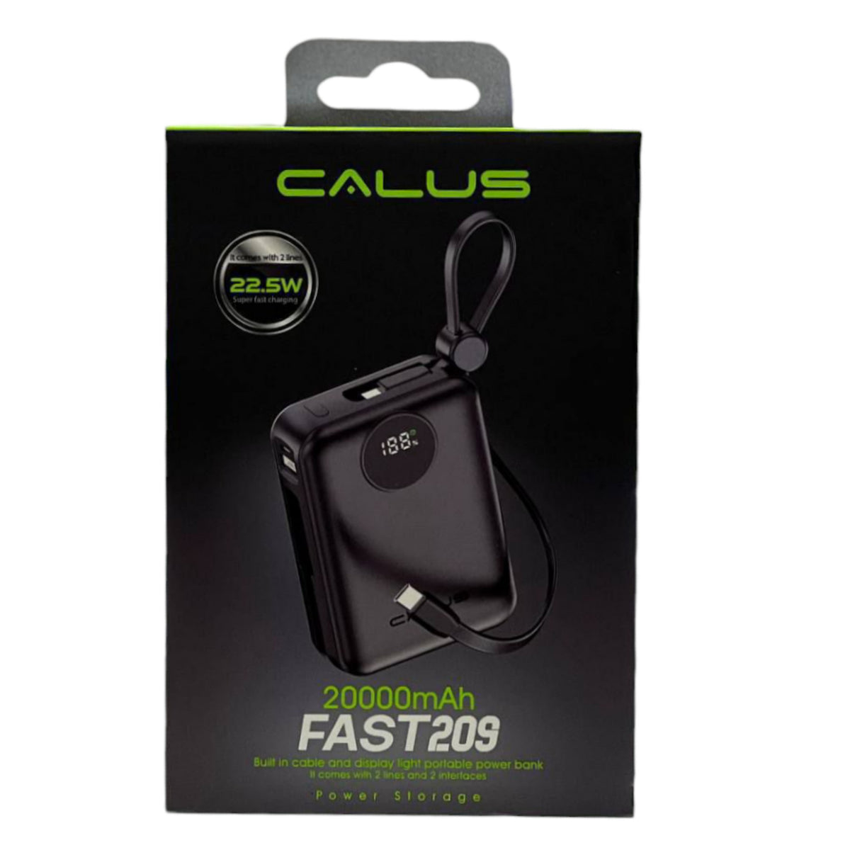 Calus 20000mah 22.5w  fast 209