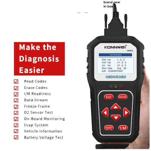Konnwei KW 818 diagnosis machine