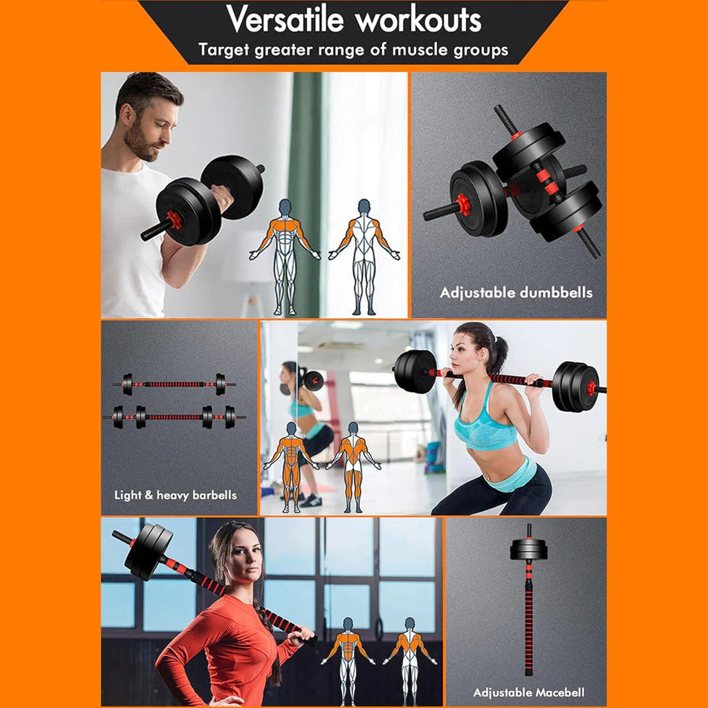 30kg weight pvc dumbbells
