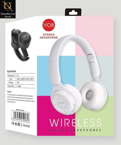 Y08 stereo headphone