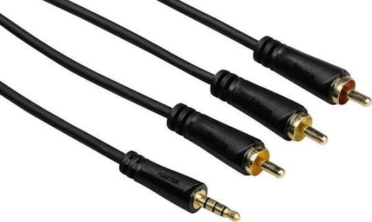 Andowl TRRS 3.5mm to 3RCA QHD722