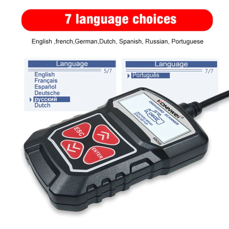 Konnwei KW 309 vehicle engine fault code reader