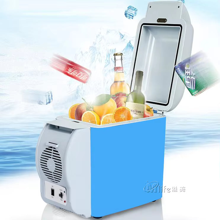 Portable electronic cooling and warming refridgerator