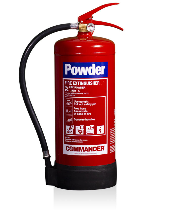 Powder-fire-extinguisher