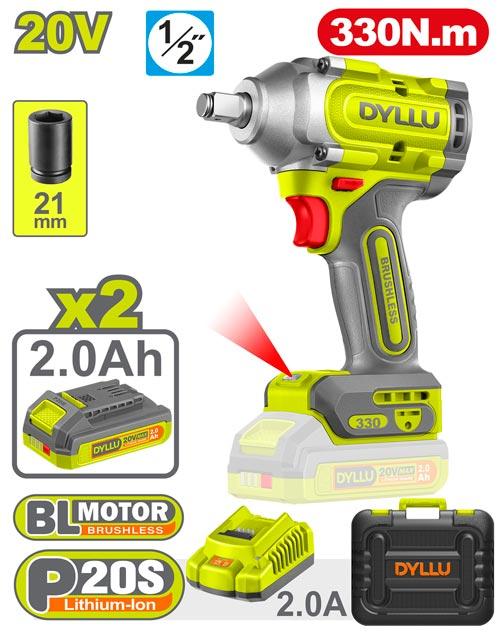 Dyllu cordless impact wrench DTCD 1B33