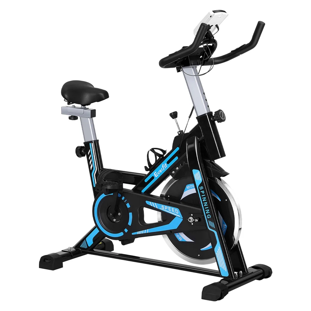 Indoor gym bicycle trainer
