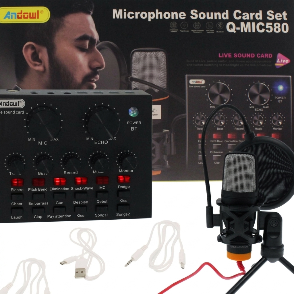 Microphone sound card set MIC580