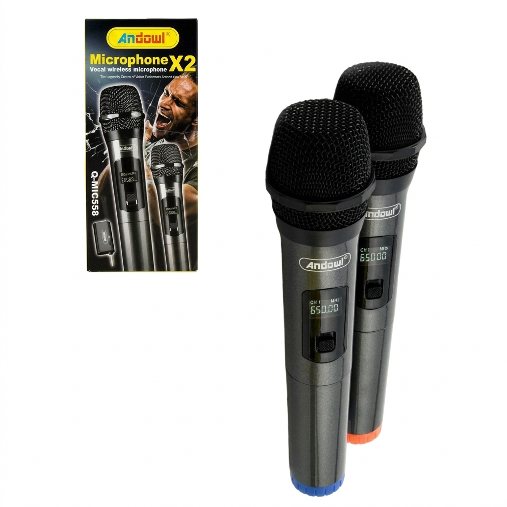 Dual Vocal wireless microphone Q-MIC558