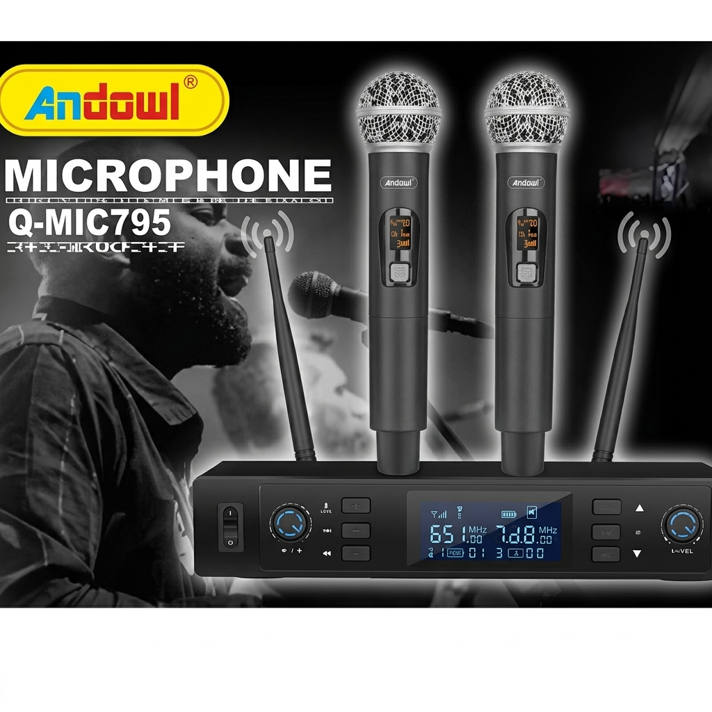 Andowl wireless microphone Q-Mic795