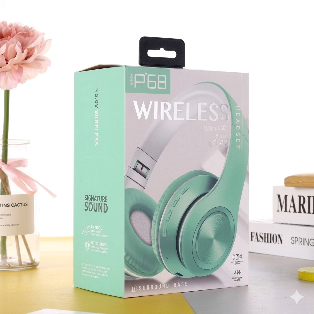 P68 and P33 wireless headphones