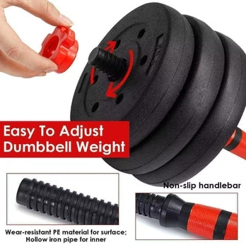 30kg weight pvc dumbbells