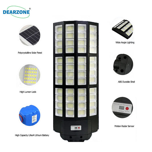 Jecvomax 2000w solar street light
