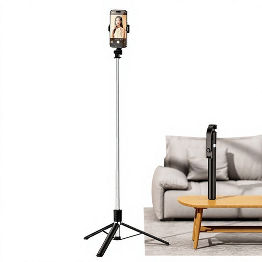 Rs1 selfie stick with light remote