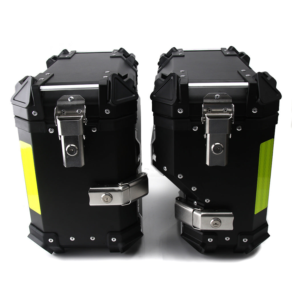 Side  Aluminium motorcycle pair storage box