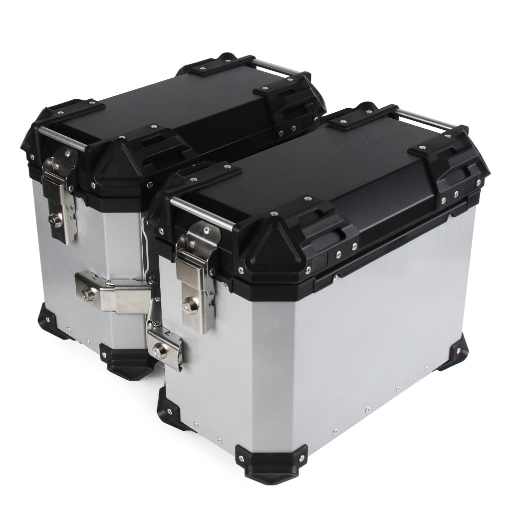 Side  Aluminium motorcycle pair storage box