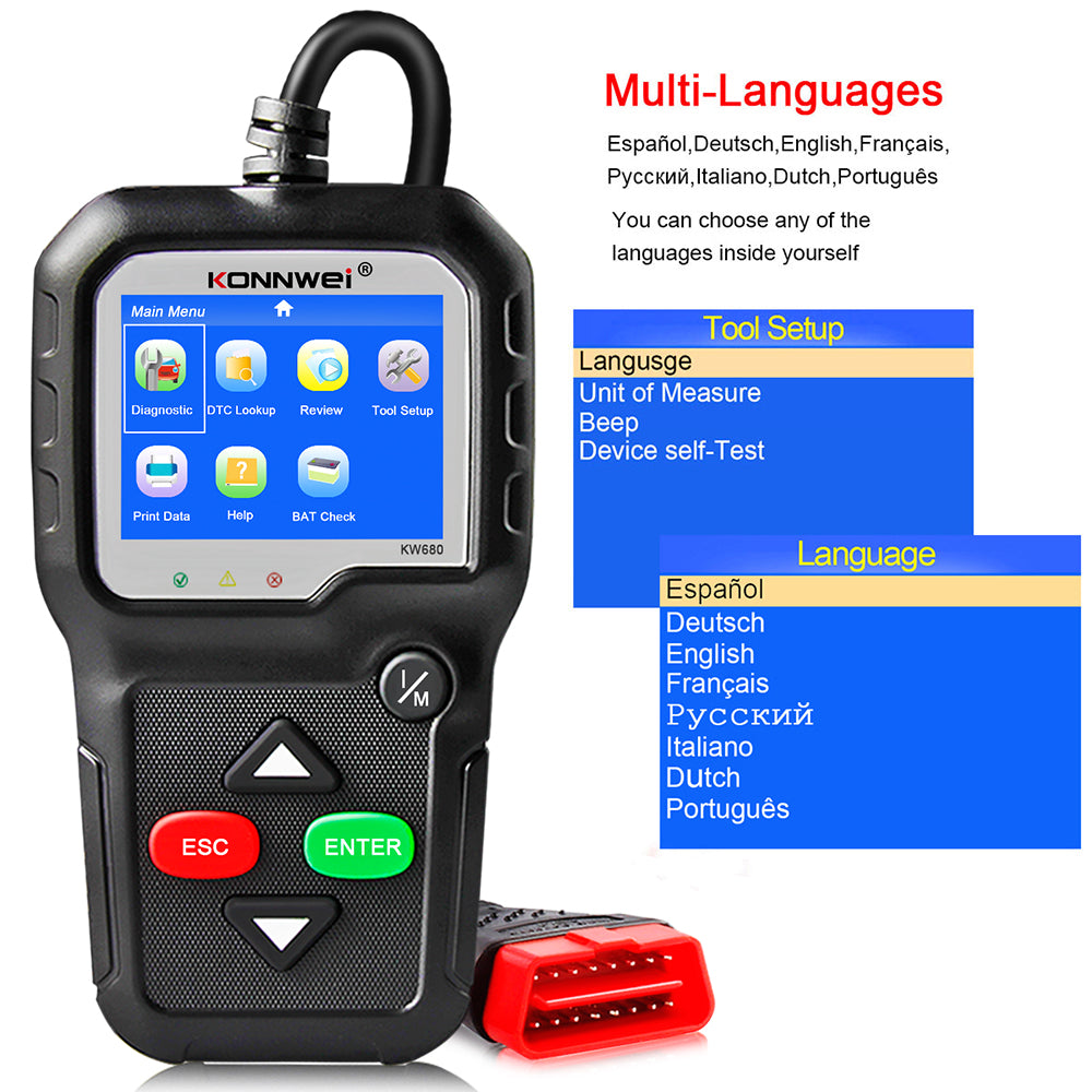 Konnwei KW 680 can scan tool