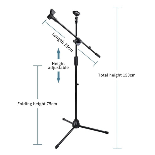 Bend microphone stand
