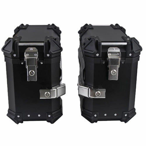 Side  Aluminium motorcycle pair storage box