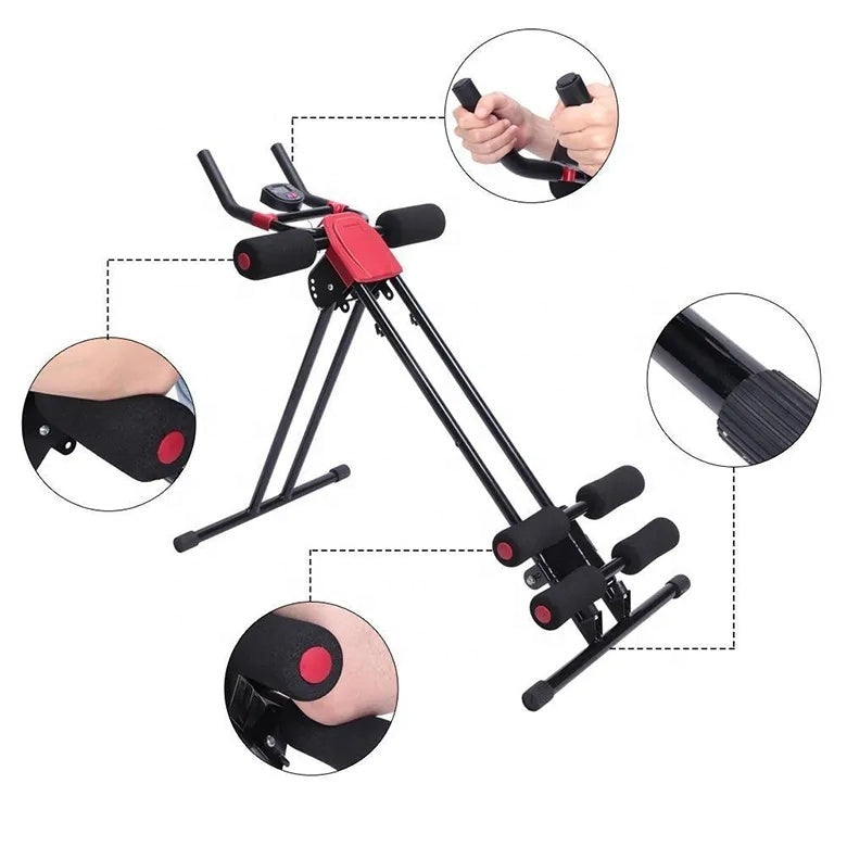 Abdominal muscle trainer