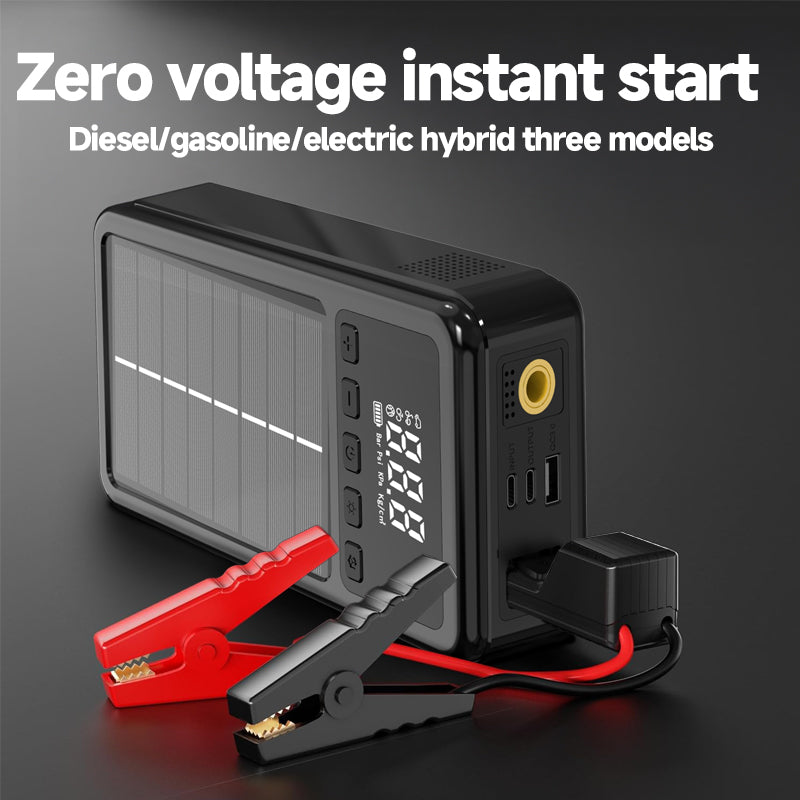 Pervoi multifunctional solar jump starter and air compressor CTC 937T