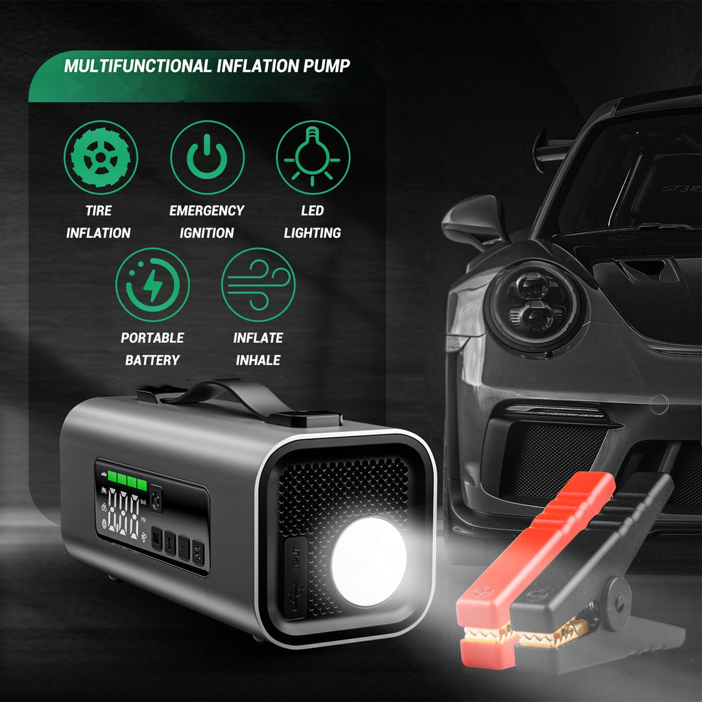 8 in 1 multifunctional jump starter with pump CTC 938T