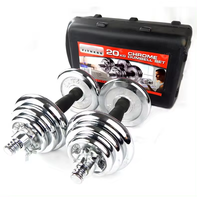 20kg metal dumbells