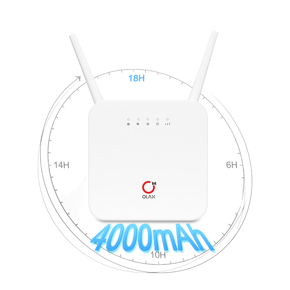 Olax 6X Router with Battery