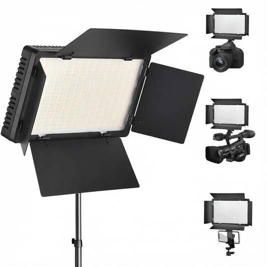 Professional photo and video led light kit
