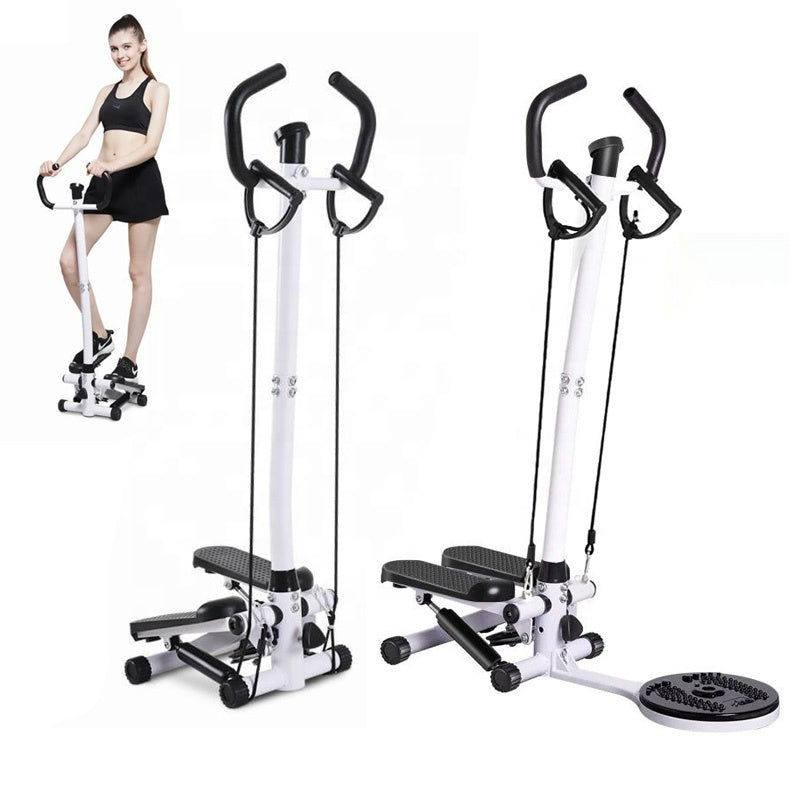 Stepper with handles